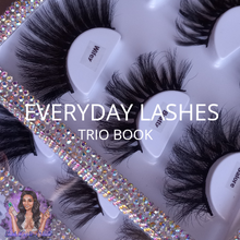 Load image into Gallery viewer, Trio Lash Set| Everyday Lashes| 3 Pair Lash Set| Mini Lash Book
